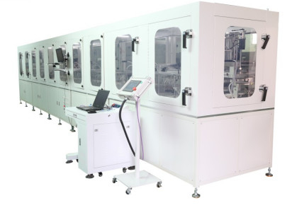 15 PPM (8 jam/ shift) 18650 Baterai Silinder Produksi Line