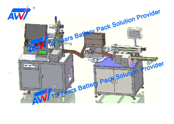 MT-20 Battery Tab Spot Welder Sorting Isolasi Kertas Menempel Dan Mesin Las Spot